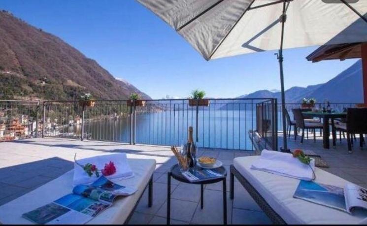 Luxury Penthouse With Big Terrace Apartman Argegno Kültér fotó